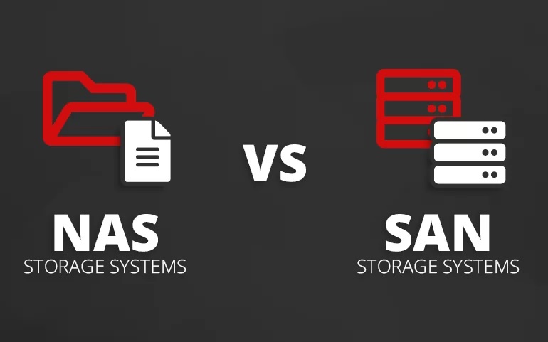 تفاوت NAS و SAN - ستاک فناوری ویرا