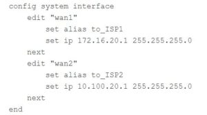 تنظیم SD-WAN در فورتی گیت - ستاک فناوری ویرا 