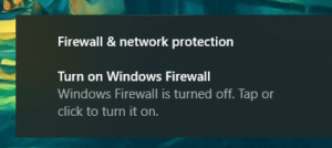 turn on windows defender firewall - ستاک فناوری ویرا