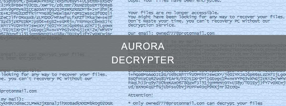 aurora malware - ستاک فناوری ویرا