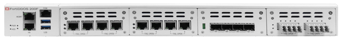 نمای جلویی FortiDDos 200F [ستاک فناوری ویرا]